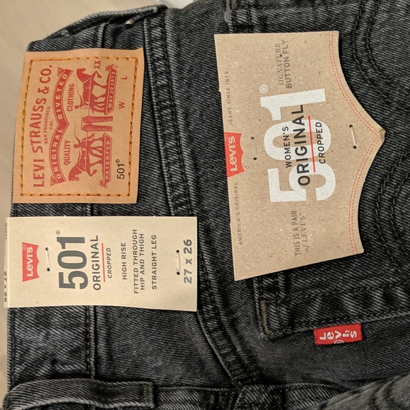 Levi's 501 high rise cropped jeans - Picture 9 of 10